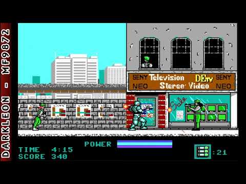 RoboCop © 1989 Data East - PC DOS - Gameplay