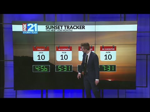 There will not be a single 6 p.m. sunset this spring