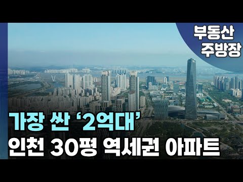 2억대까지 하락한 인천 역세권 30평대 아파트 10곳  (부동산 가격 집값 전망 상승 하락 폭락)