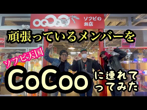 頑張っているメンバーをソフビ天国CoCooに連れてってみた