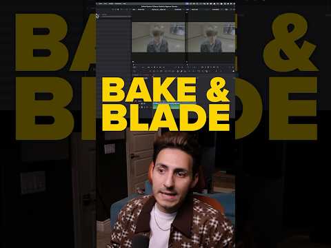 Bake and Blade - the popular professional round-trip technique in DaVinci Resolve