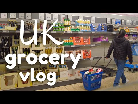 Realistic grocery shopping UK | No talking