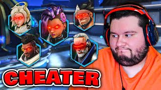 I Spectated ANOTHER 5 Stack Of Cheaters In Overwatch 2