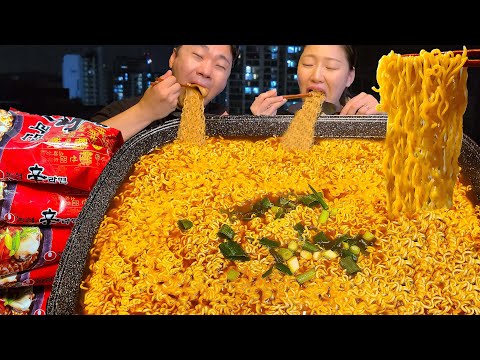 신라면 5봉 끼리묵기 | 신혼밥상 | Korean Spicy Instant Noodles | MUKBANG | EATING | 라면 먹방