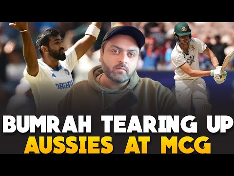 Bumrah TEARING UP Aussies at MCG | India vs Australia 4th Test Day 4