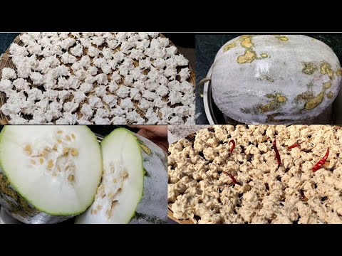 उड़द दाल से रखिया ​​बड़ी बनाने की विधि / Rakhiya badi / Ash gourd / Chhattisgarhi vadi recipe