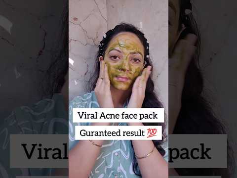 Viral Acne Facepack #acneproneskin #acne #skincare #oilyskin #viral #shorts #trending #facemask