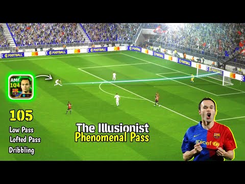 The Brain 🧠 🪄 Phenomenal Passing Iniesta 🫴🔥 Phenomenal Passing Review in eFootball 25 Mobile 🔥