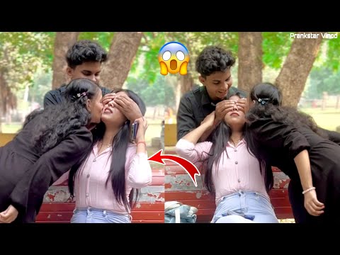 Kiss kar diya ladki ko 😝prank Best reaction video ￼|| Prankstar Vinod