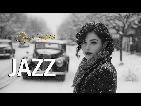 Swing Winter Jazz Playlist 🎶 Travel Back to 1930s Cities in Snowy Elegance with Big Band Sounds