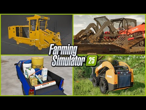 Farm Sim News - 669 Buncher, Skid Steers, FS22 Mods, & More! | Farming Simulator 25