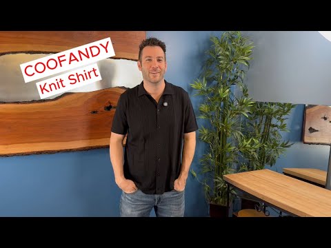 Coofandy Knit Shirt stretchy and comfortable #coofandy #mensclothing #summerfashion