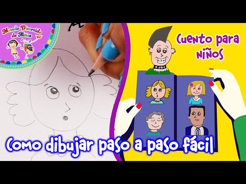 Como dibujar paso a paso caras y expresiones | Dibujos fáciles para niños | Cuentos para niños