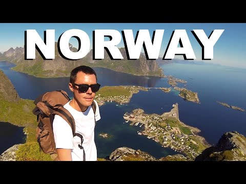 Norway travel: Whale meat, kite aerial photography Lofoten & mountain climbing in Reine