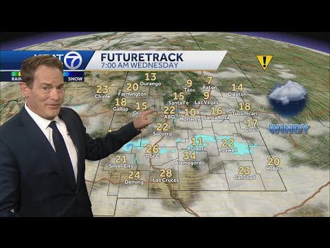 Wind, Cold and Snow possible in New Mexico as winter storm tracks through the state