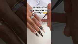 Can we just paint them solid color at this point? 🫣🥴 #nails #notpolish #nailart #pressx