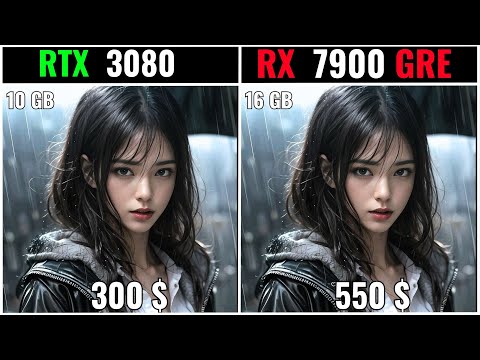 RX 7900 GRE vs RTX 3080  - Test in 12 Games l 1080p l 1440p l 2160p