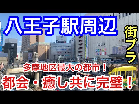 【癒し都会】東京都「八王子駅」周辺を散策！栄え方、癒し共にパーフェクトでした！