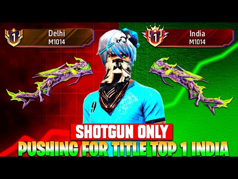 Pushing Top 1 In Shotgun M1014 | Free Fire Solo Rank Pushing With Tips And Tricks | Ep-1