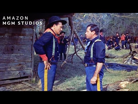 THE HORSE SOLDIERS (1959) | Marlowe & Kendall Fight It Out | MGM