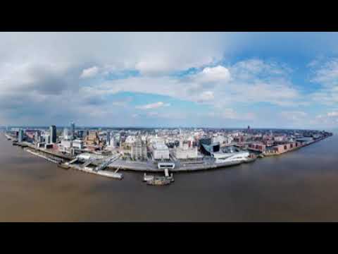 Liverpool - UK - Liverpool & The Mersey 360° Panorama