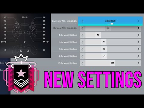 *NEW* Best Settings/Sensitivity in Operation Deadly Omen - Rainbow Six Siege Console Champion