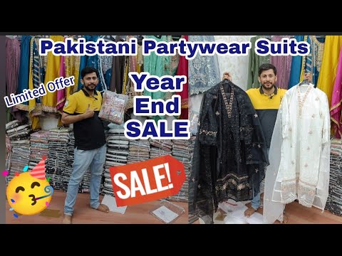 Bumper Clearance SALE Pakistani Partywear Suits Buy Single Set @hyderabadshopping