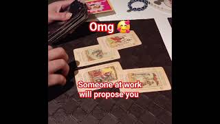 Someone will propose you at Work #tarot #lovereading #lovetarot #tarotreading #tarotshorts #fyp