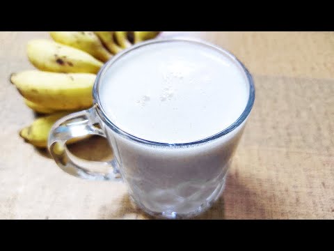 Banana and Oats Smoothie Without Milk or Yogurt | Oats Banana Smoothie for Breakfast & Weight Loss