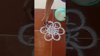 easy simple kolam morning #simplerangoli #easykolam #2024