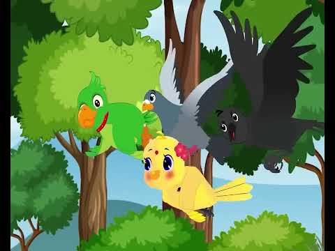 Barish me chidiya ka barf ka gola #akankshavlog #cartoon #catroonstory #animation #bhfyp