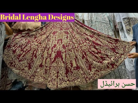 Bridal lengha Designs | bridal lengha | bridal dresses | Hassan bridal | bridal wedding dresses