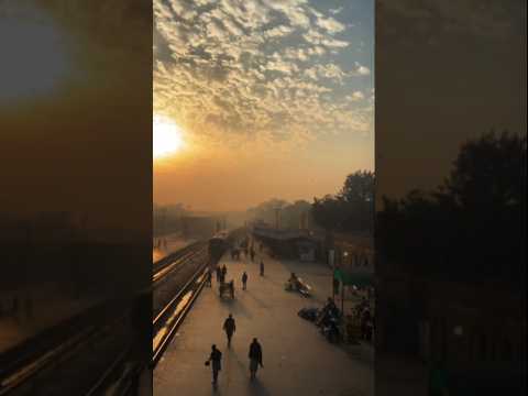 Morning time at Lahore station #morning #travel #trainjourney #asthatic #natureshorts #shorts