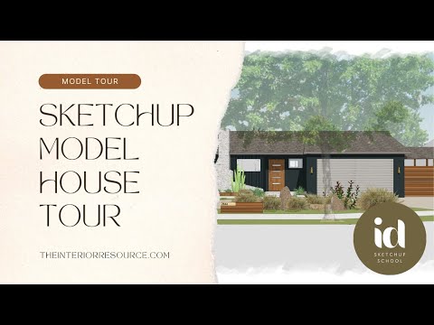 SketchUp Interior Design Project Tour