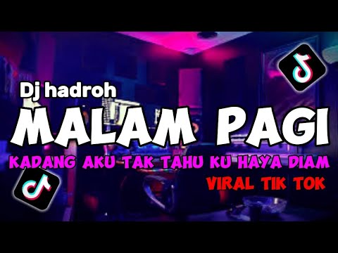 DJ MALAM PAGI KADANG AKU TAK TAHU KU HANYA DIAM VIRAL TIK TOK [HADROH VERSION]