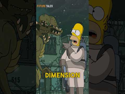 The Simpsons Meet The Demogorgons #thesimpsons