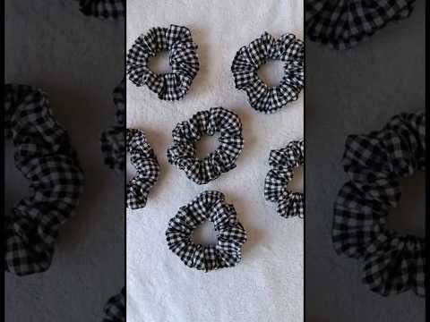 scrunchies making at home#diyscrunchies#shorts#viral