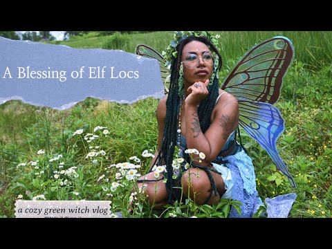 Cozy Green Witch Vlog: Elf Locs Ritual and Dedicating Myself To The Magic of Love