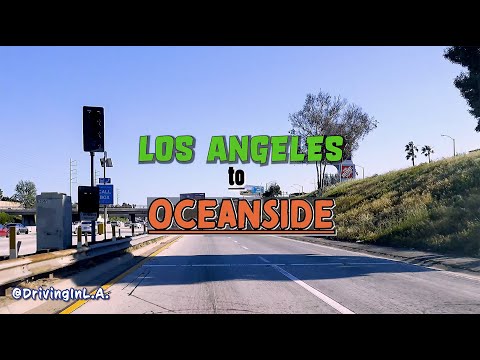 LA TO OCEANSIDE  - PART 1 | FREEWAY DRIVES 4K UHD #freeway