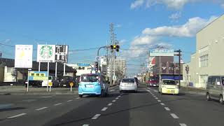 [drive japan]茨城県 土浦市 土浦駅東口駅前の風景(Ibaraki Prefecture Tsuchiura City East Exit)