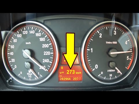 BMW 330d Acceleration & Top Speed 280 km/h on German Autobahn