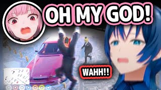 Ao-kun Meets Calli In VCR GTA and Immediately Gets Hit By Car【Hololive】