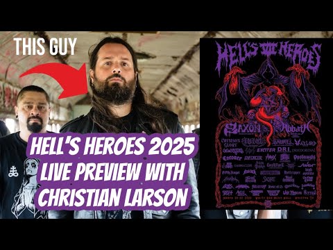 🔴 ROBB ZIPP INTERVIEWS CHRISTIAN LARSON ABOUT HELL’S HEROES 2025