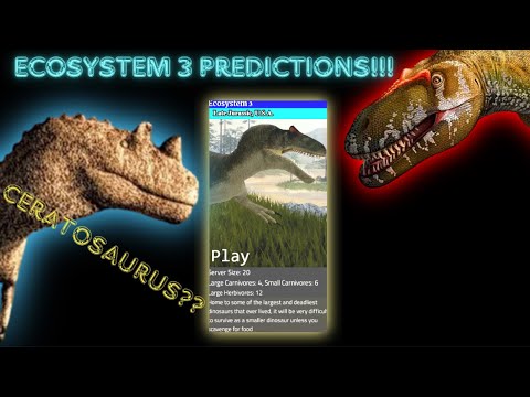 WHAT IF Ecosystem 3 was Added|Ecosystem 3 PREDICTIONS! - Dinosaur World Mobile