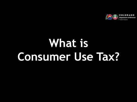 What is Consumer Use Tax?