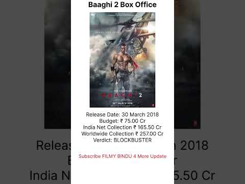 Baaghi 2 Box office Collection Verdict Worldwide budget Release Date#Baaghi2#Dishapatani#tigershroff