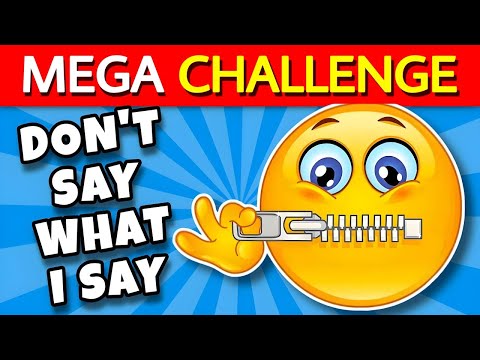 Avoid Saying The Same Thing As Me 🤔 MEGA CHALLENGE 📢