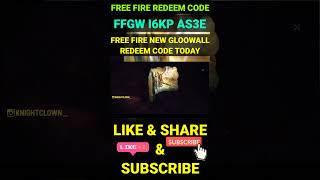 FREE FIRE REDEEM CODE TODAY | REDEEM CODE FREE FIRE | FREE FIRE GLOO WALL REDEEM CODE TODAY LIVE