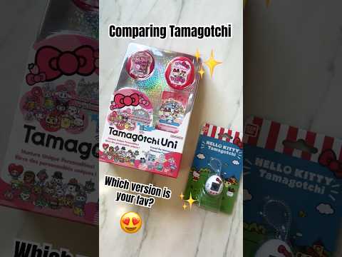 Hello Kitty Tamagotchi VS Tamagotchi Uni Sanrio🎀✨ #shorts #hellokitty #tamagotchi