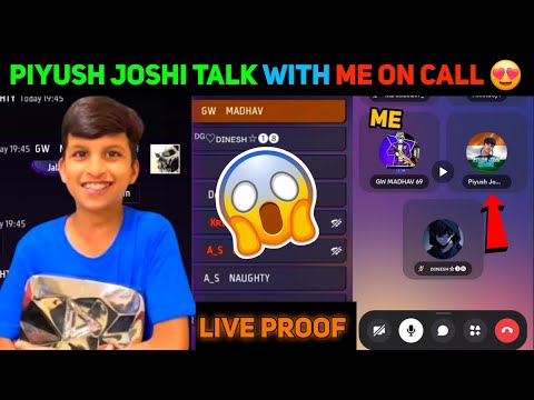 @piyushjocgaming Play With Me Free Fire 😱 | Piyush Joshi Gaming Talk With Me On Discord 😍